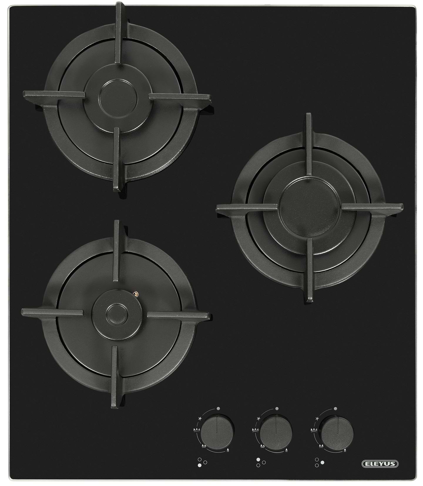 Варочная панель газовая ELEYUS MALVA 45 BL CF - Фото 1