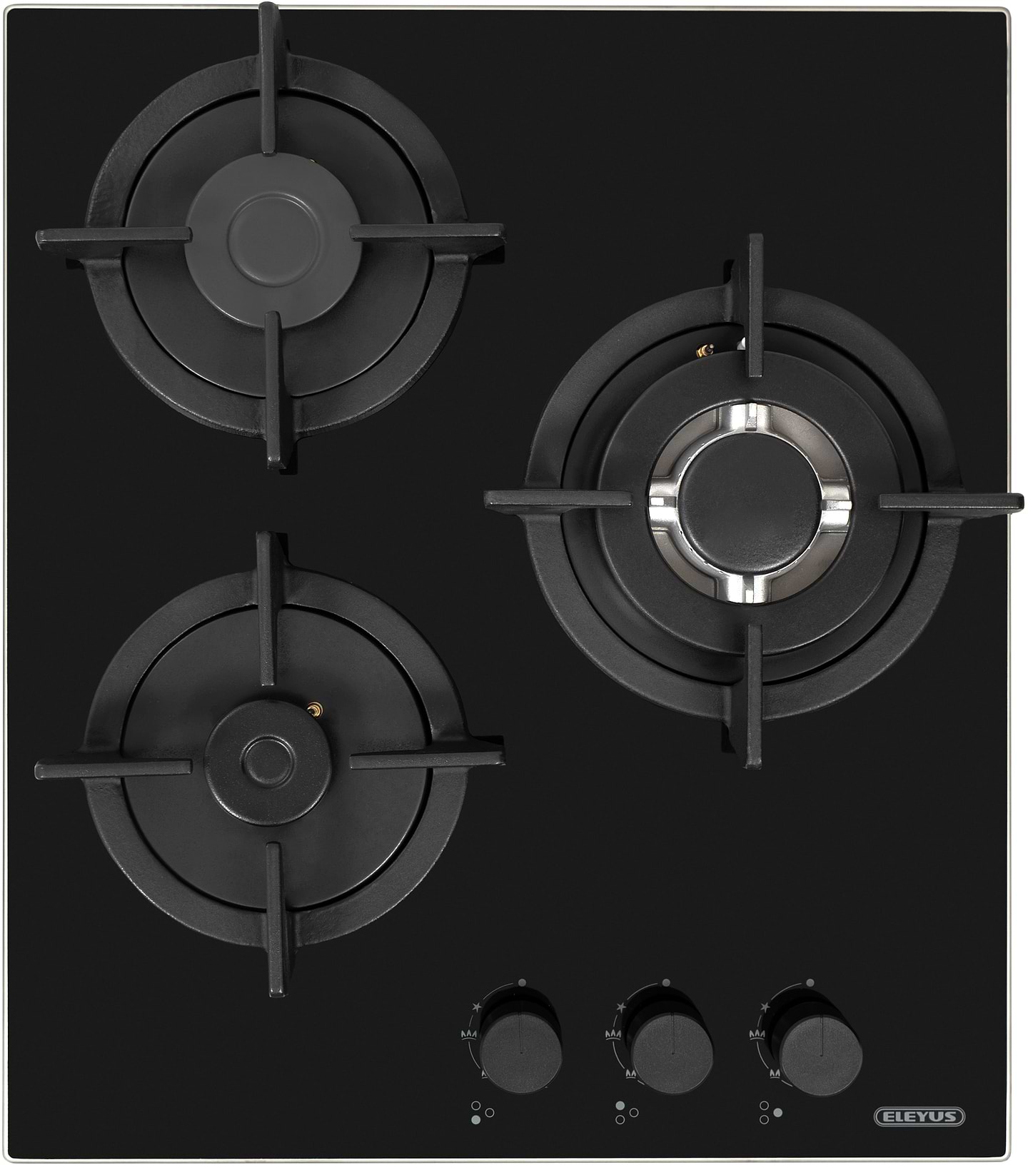 Купить Варочная панель газовая ELEYUS MALVA 45 BL CTF - Фото 1 Варочная панель газовая ELEYUS MALVA 45 BL CTF - Фото 1