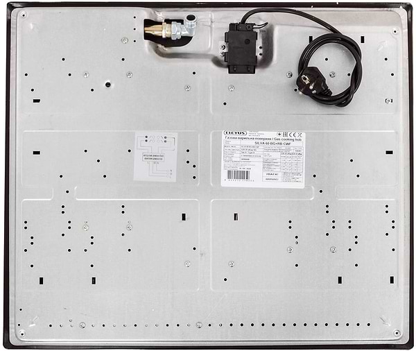 Фото - Варильна поверхня газова ELEYUS SILVA 60 BG+RB CWF