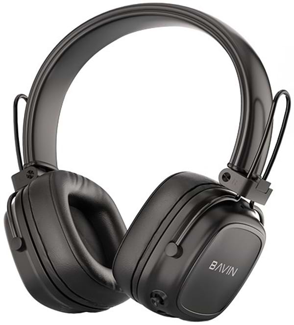 Фото - Наушники накладные беспроводные Bavin Hi-Res Black (HB-BH-57 BK)