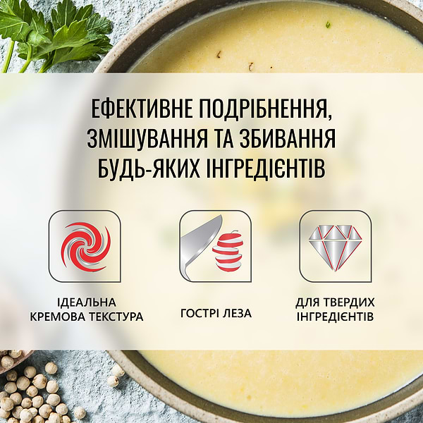 Фото - Блендер заглибний Tefal OPTI CHEF HB643138