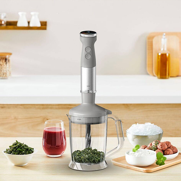 Фото - Блендер заглибний Tefal HB67MB30 QUICKCHEF + XL CHOPPER GREY