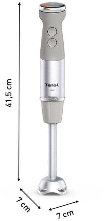 Фото - Блендер заглибний Tefal HB67MB30 QUICKCHEF + XL CHOPPER GREY