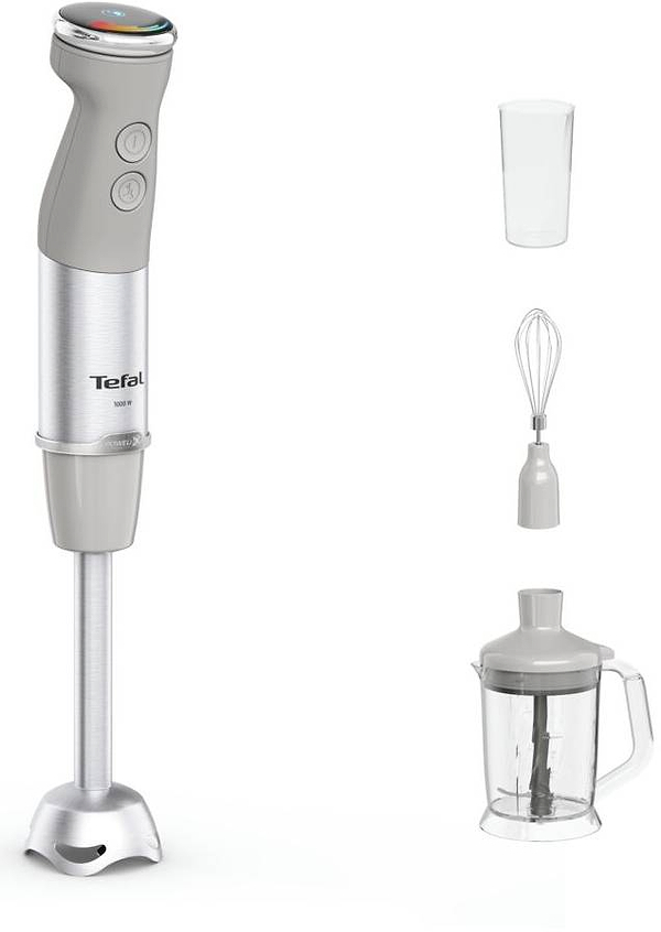 Фото - Блендер заглибний Tefal HB67MB30 QUICKCHEF + XL CHOPPER GREY
