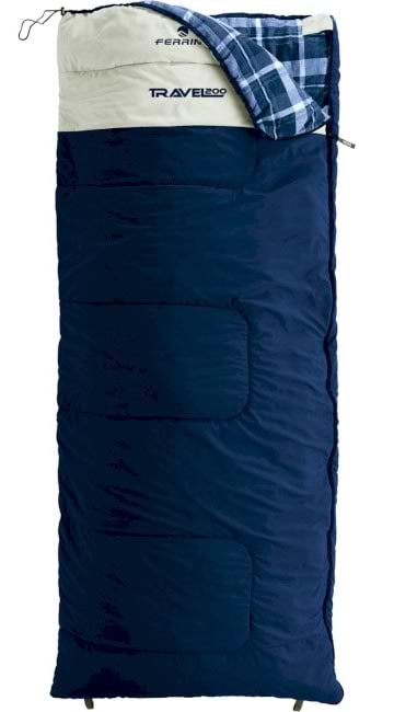 Спальный мешок Ferrino Travel Deep Blue/White Left (86320HBB)