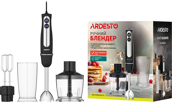 Фото - Блендер погружной Ardesto HBG-800BDWHCH