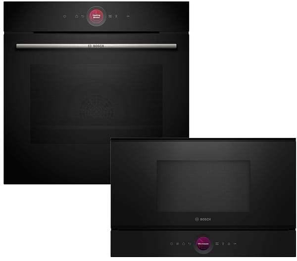 Фото - Комплект техніки Bosch Духова шафа + Мікрохвильова піч вбудована Bosch HBG7341B1 + BFL7221B1 Фото - Комплект техніки Bosch Духова шафа + Мікрохвильова піч вбудована Bosch HBG7341B1 + BFL7221B1