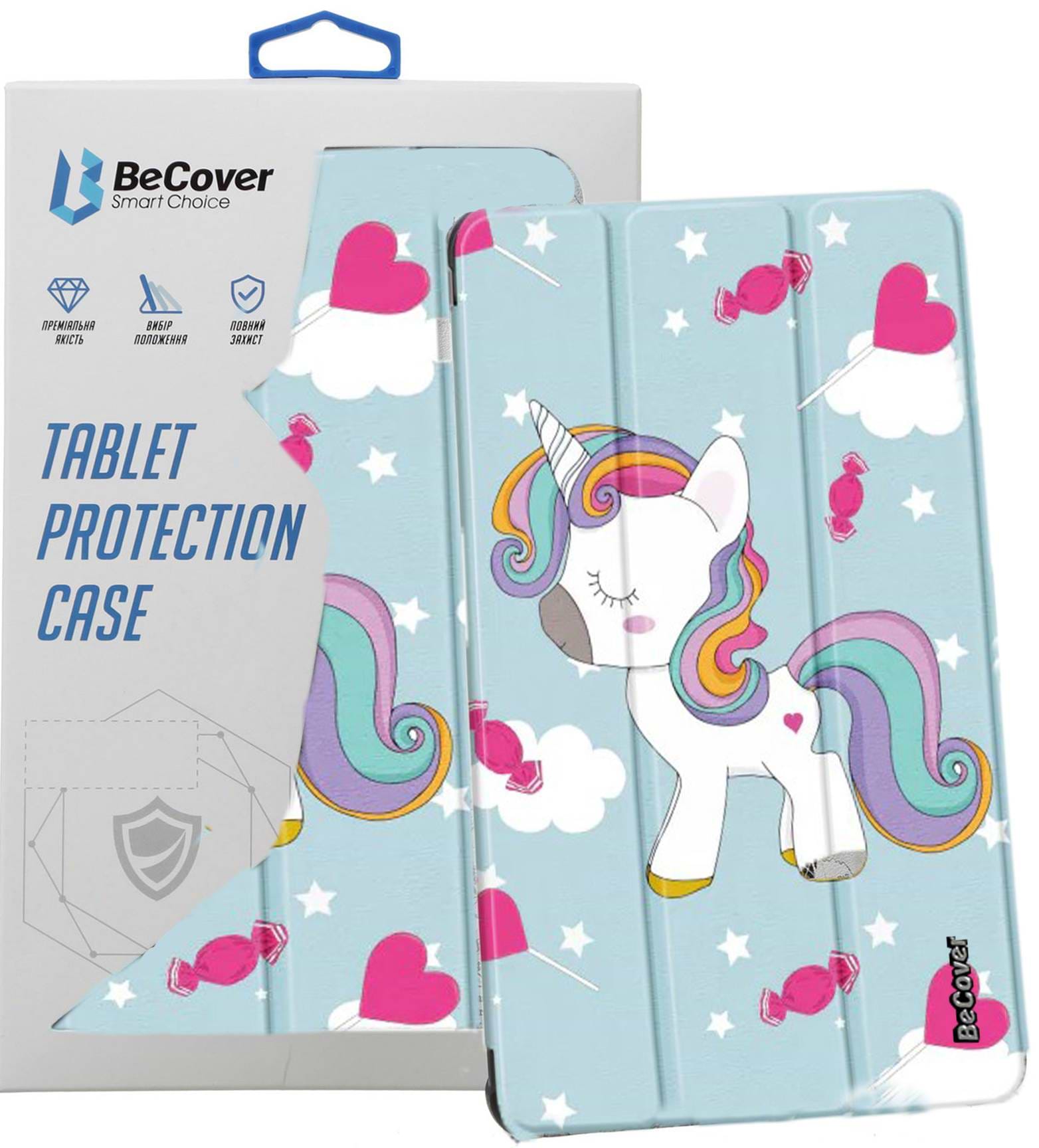 Чохол для планшету BeCover Flexible TPU Mate for Samsung Galaxy Tab A9 Plus SM-X210/SM-X215/SM-X216 11.0" Unicorn (710352) - Фото 1