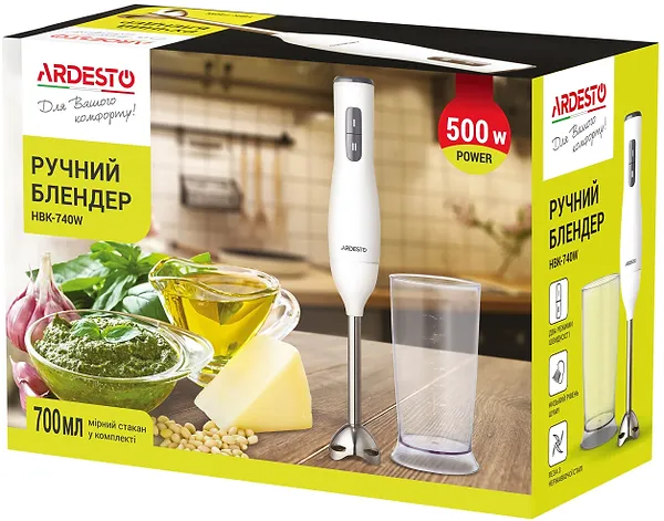 Фото - Блендер погружной Ardesto HBK-740W