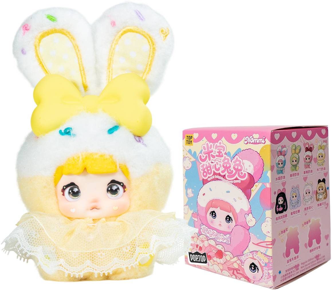 Колекційна м'яка іграшка Pop Top Hi TOY серії Nommi - ЗАЙЧАТА в асортименті (HC023)