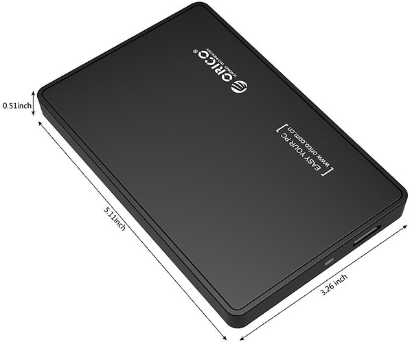 Фото - Внешний карман Orico 2588US3-V1-BK-BP (HC380374)