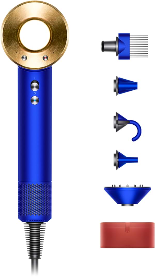 Фото - Фен Dyson HD07 Supersonic 23.75K Blue/Gold Синий/Золотой (389910-01)