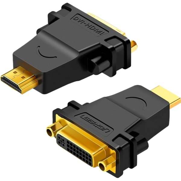 Перехідник HDMI UGREEN Female Adapter Black (20101) - Фото 1