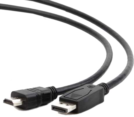 Кабель HDMI Cablexpert DisplayPort - HDMI M/M 3m Black (CC-DP-HDMI-3M) - Фото 1