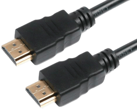 Кабель HDMI Maxxter HDMI-HDMI M/M v1.4 1m Black (VB-HDMI4-1M)