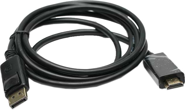 Кабель HDMI PowerPlant DisplayPort-HDMI 1.8m Black (KD00AS1237) - Фото 1