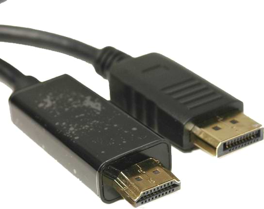 Кабель HDMI PowerPlant DisplayPort-HDMI v1.4 1.8m Black (KD00AS1278)