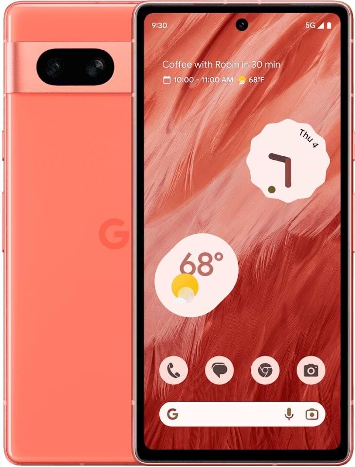 Смартфон Google Pixel 7a 128GB Coral (Восстановленный, Идеальное состояние) - Фото 1