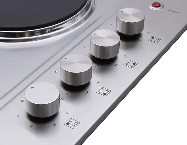 Фото - Варильна поверхня  електрична Ventolux HE 604 INOX 1