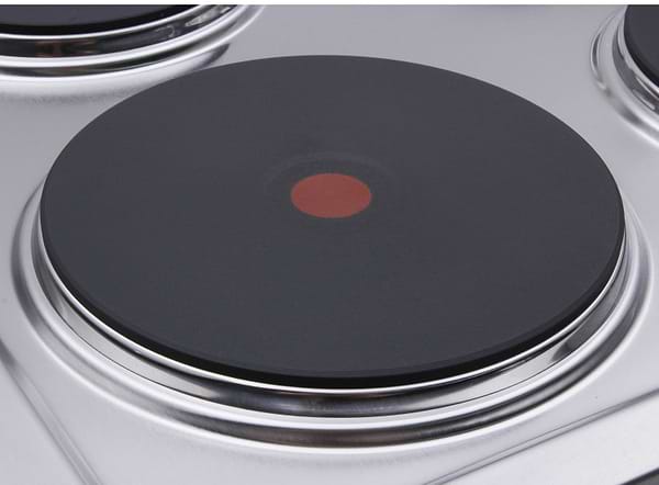 Фото - Варильна поверхня  електрична Ventolux HE 604 INOX 1