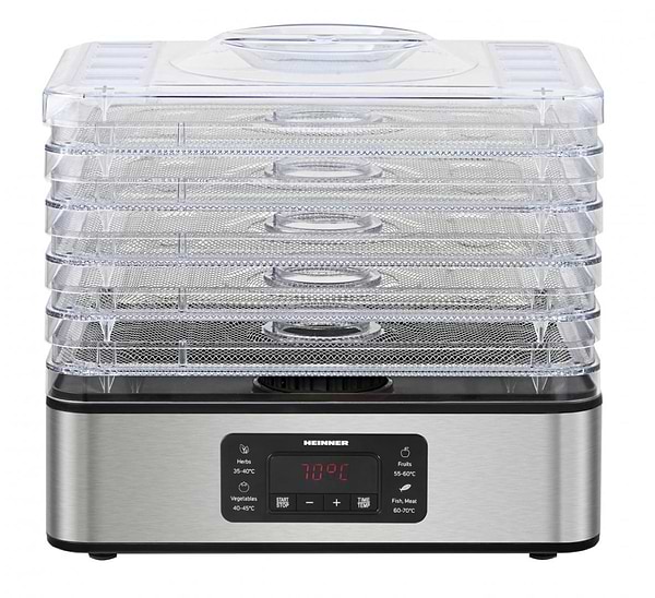 Фото - Сушилка для фруктов и овощей Heinner HFD-K400SS