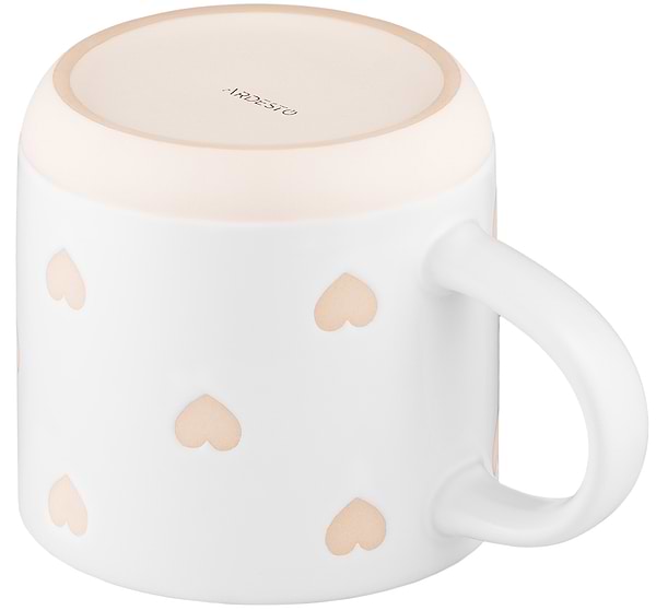 Фото - Чашка Ardesto Heart 420 мл White (AR3030)