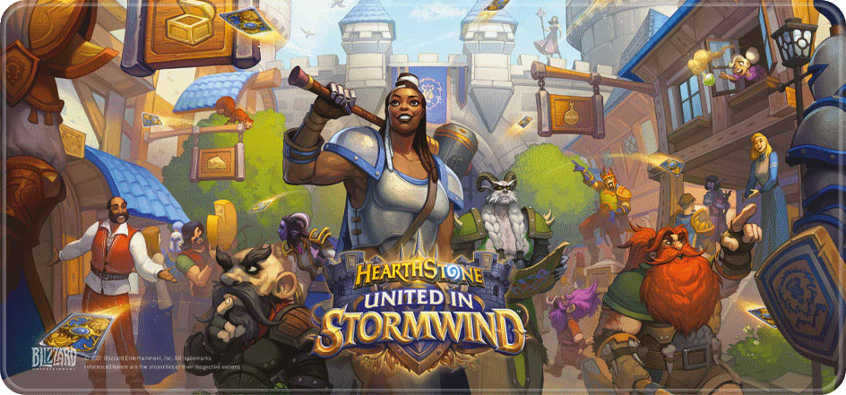 Килимок для миші ігровий Blizzard Heartstone United in Stormwind (FBLMPHSUNSTWD21XL) - Фото 1