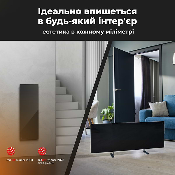 Фото - Конвектор AENO Premium Eco Smart GH4S LED Black (AGH0004S)