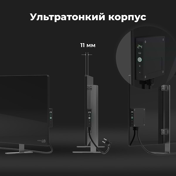 Фото - Конвектор AENO Premium Eco Smart GH4S LED Black (AGH0004S)