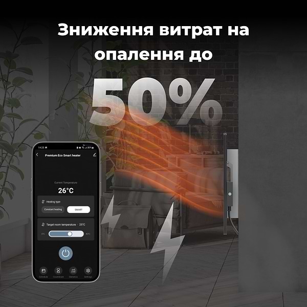 Фото - Уценка - Конвектор AENO Premium Eco Smart GH2S Black (AGH0002S)