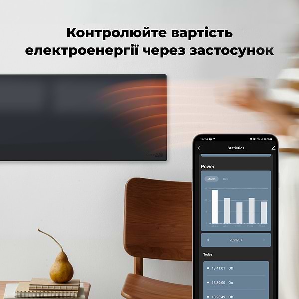 Фото - Уценка - Конвектор AENO Premium Eco Smart GH2S Black (AGH0002S)