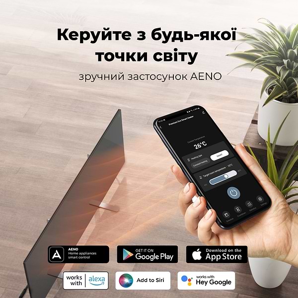 Фото - Уценка - Конвектор AENO Premium Eco Smart GH2S Black (AGH0002S)