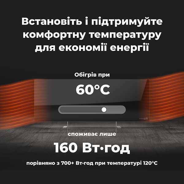 Фото - Конвектор AENO Premium Eco Smart GH4S LED Black (AGH0004S)