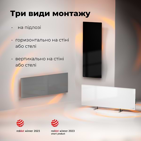 Фото - Конвектор AENO Premium Eco Smart GH3S LED White (AGH0003S)