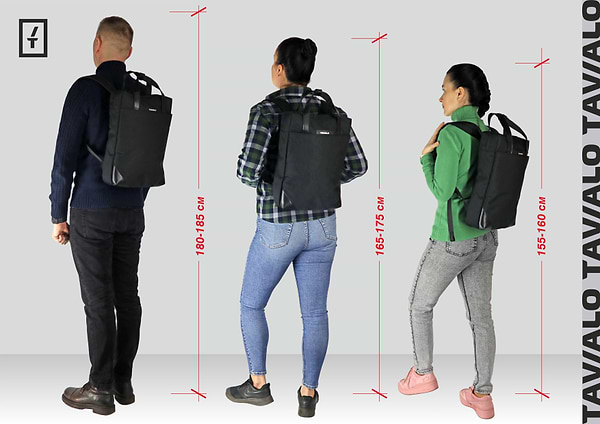 Фото - Рюкзак для ноутбука Tavialo CityLife TC11.5 Black 11,5 л (TC11.5-124BL)