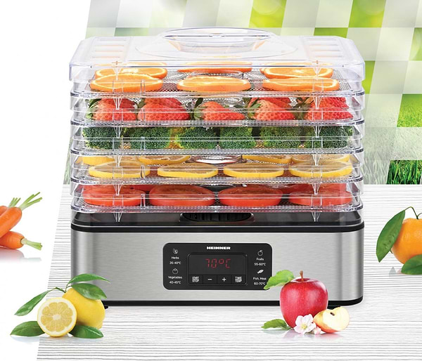 Фото - Сушилка для фруктов и овощей Heinner HFD-K400SS