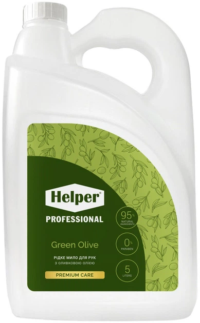 Рідке мило для рук Helper Преміум Green Olivе 5л