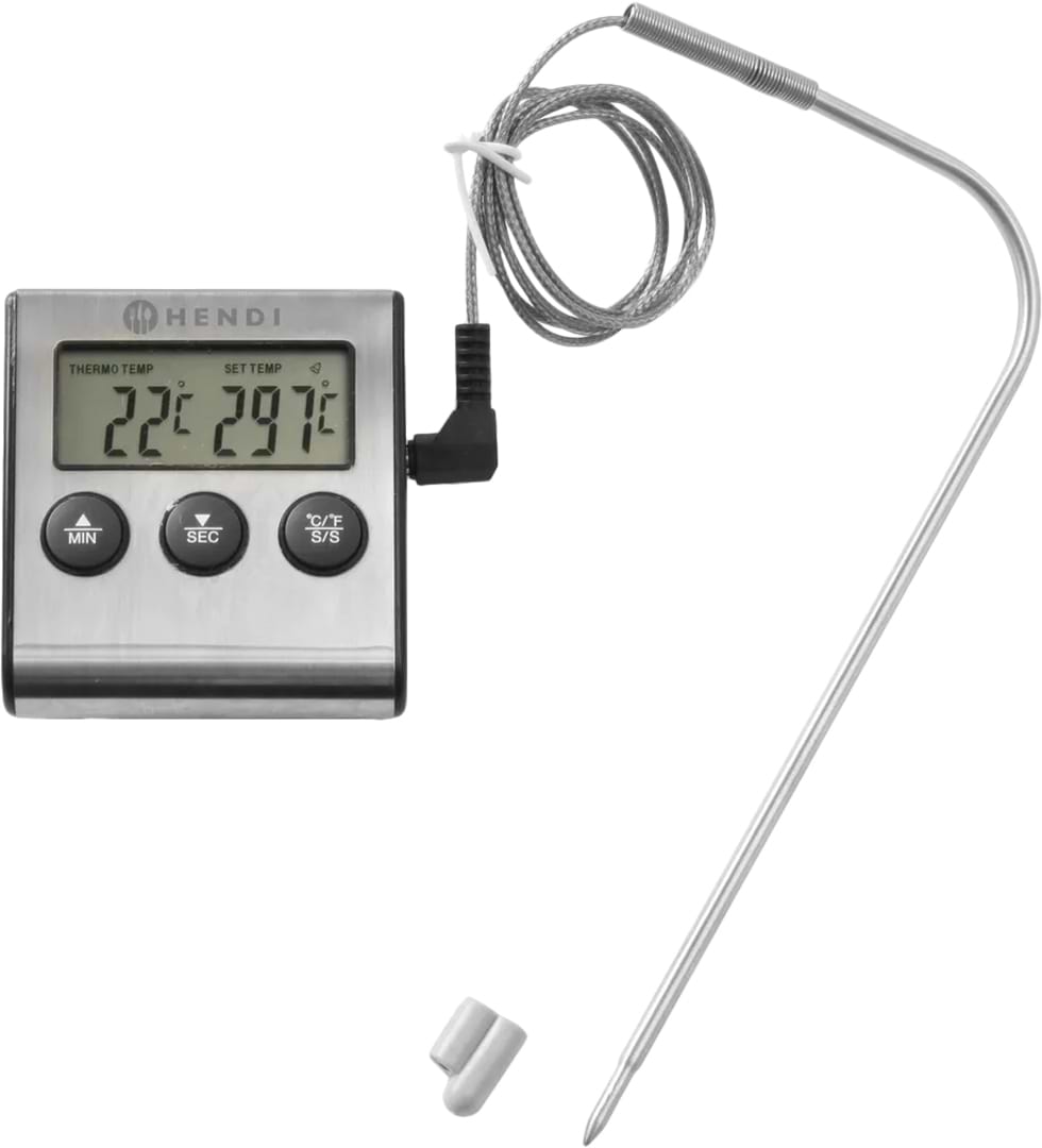 Купити Термометр для страв Hendi з таймером (271346) - Фото 1 Термометр для страв Hendi з таймером (271346) - Фото 1
