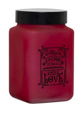 Фото - Емкость для сыпучих Herevin Kitchen Red Mat 1,5 л (147015-121)