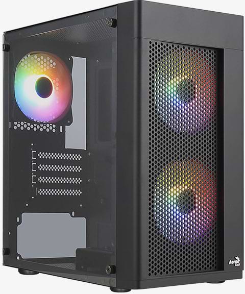 Фото - Корпус AEROCOOL Hexform-G-BK-v2 (ACCS-PV38033.11) Black без БП