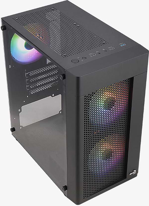 Фото - Корпус AEROCOOL Hexform-G-BK-v2 (ACCS-PV38033.11) Black без БП