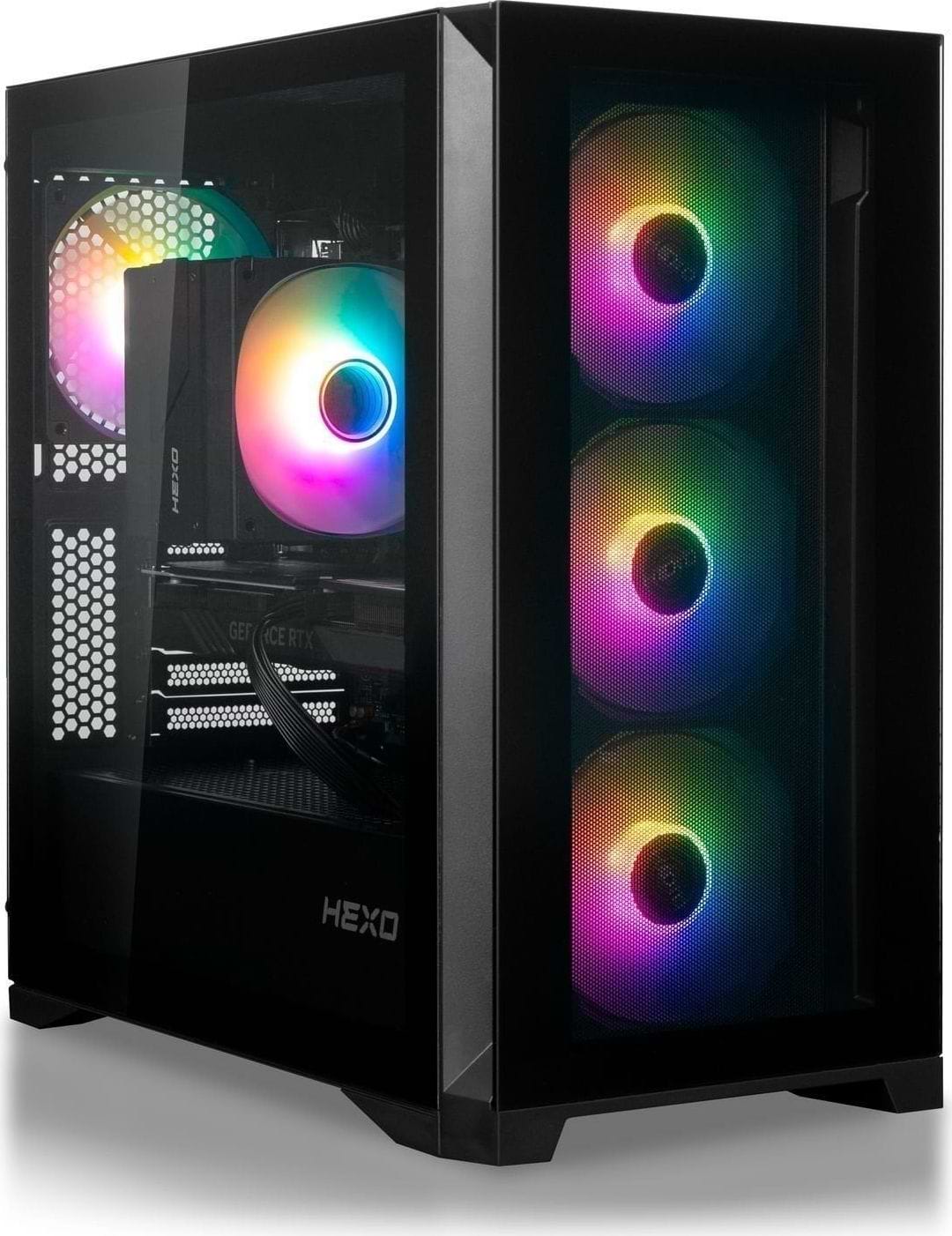 Системний блок HEXO Gaming TwinFront Pro (HGP-B850TF7700N507-D532S1TBK) Black