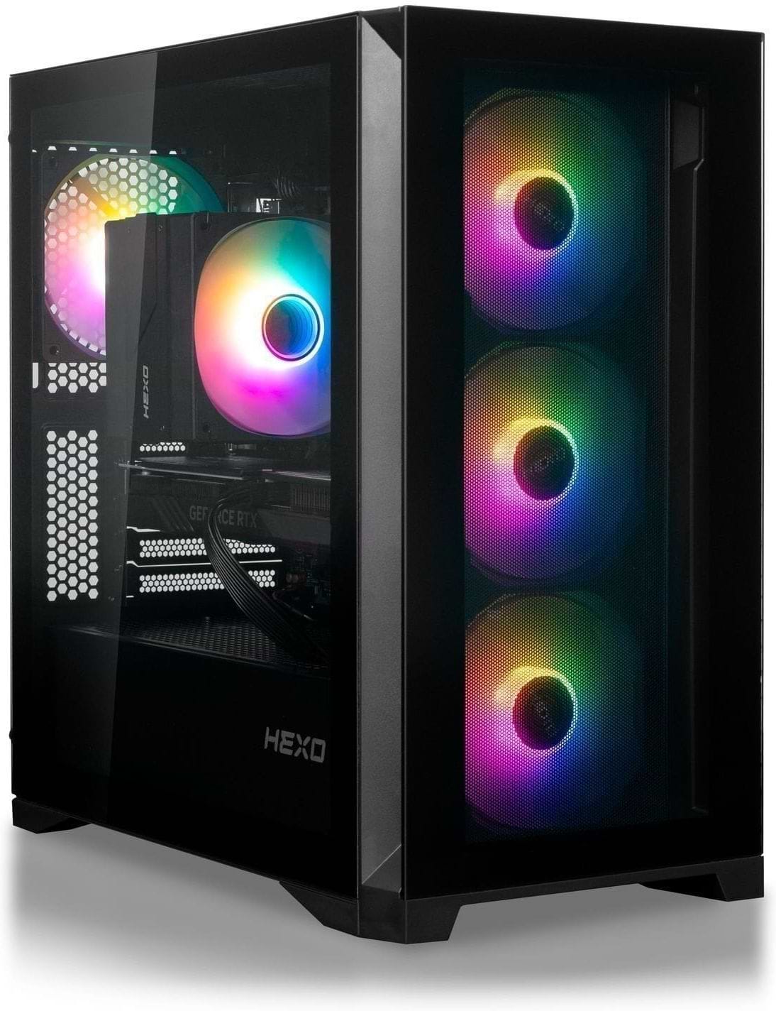 Системний блок HEXO Gaming TwinFront Pro (HGP-B850TF7700N508-D532S1TBK) Black