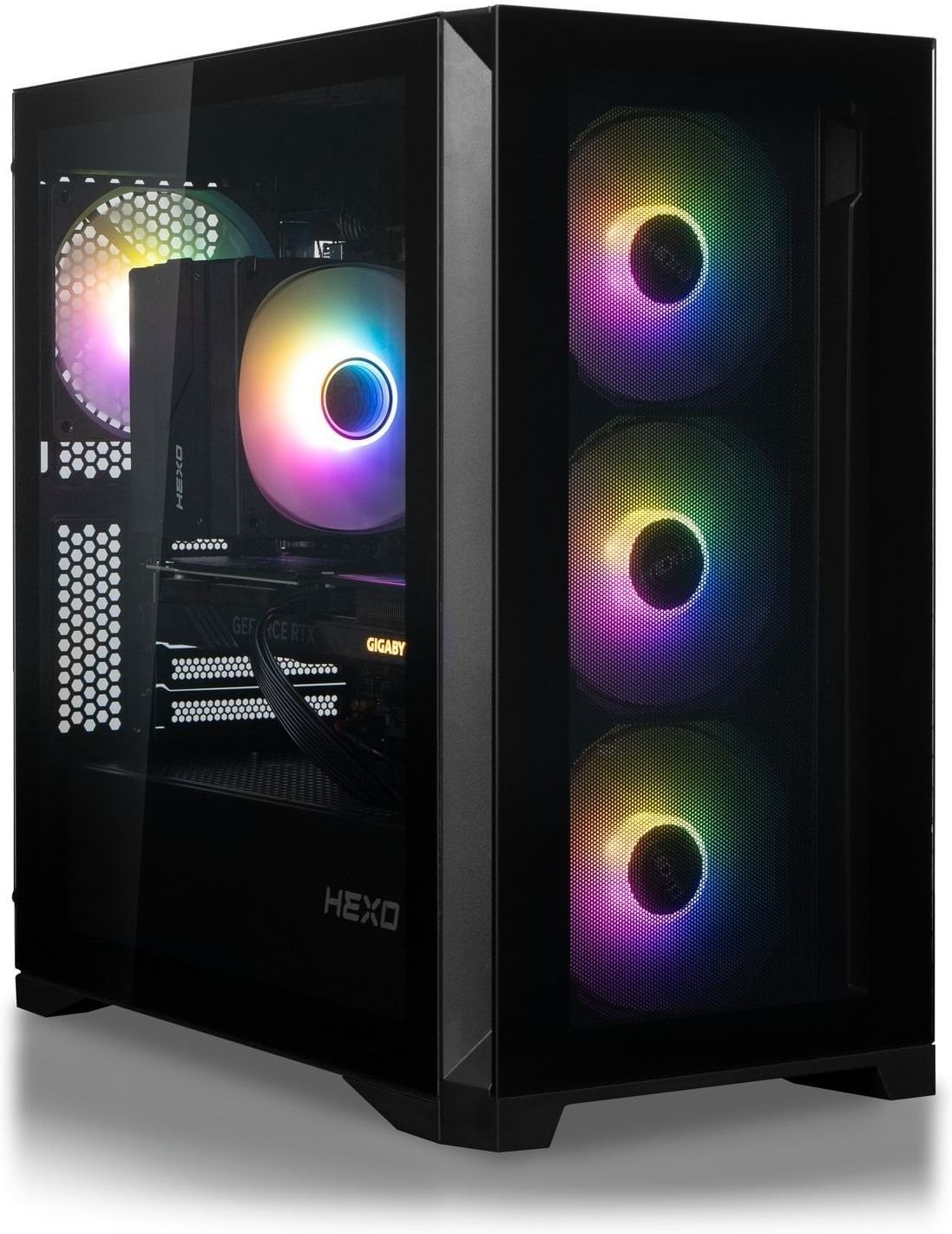 Системний блок HEXO Gaming TwinFront Pro+ (HGP-GTF570XN5070-D432S1TBK) Black