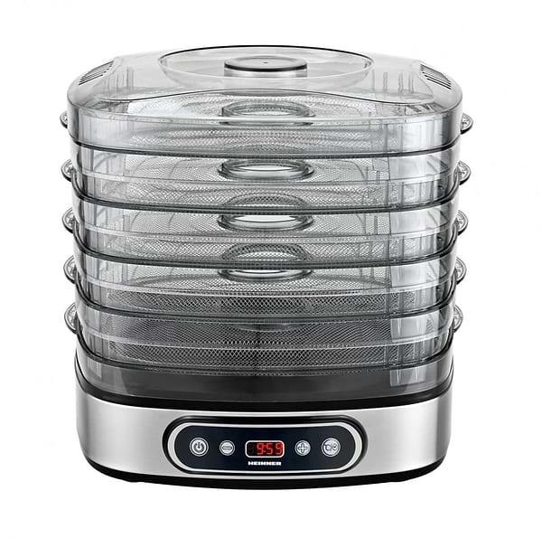 Фото - Сушилка для фруктов и овощей Heinner HFD-K380SSBK