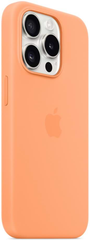 Фото - Чохол для смартфону Apple Silicone Case with MagSafe iPhone 15 Pro Orange Sorbet (MT1H3)