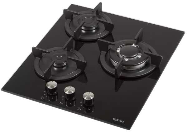 Фото - Варильна поверхня газова Ventolux HG430-G3G CEST (BK)