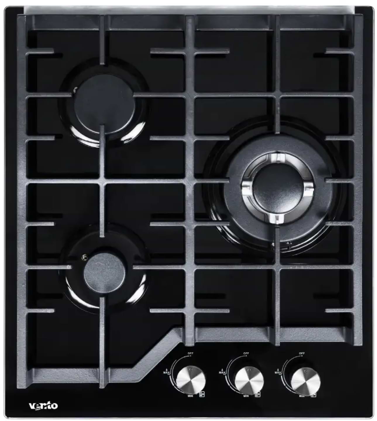 Варочная панель газовая Ventolux HG430 L7 CEST (BK) - Фото 1