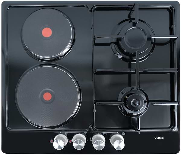 Фото - Варильна поверхня  комбінована Ventolux HG622 B2 S (BK)