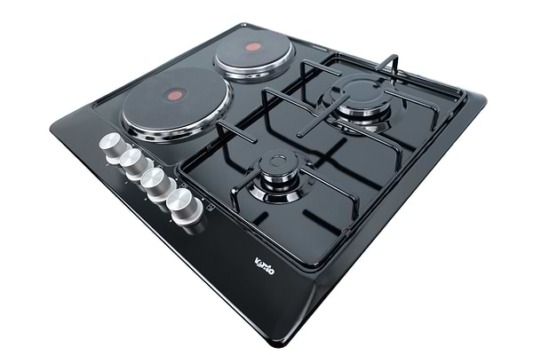 Фото - Варильна поверхня  комбінована Ventolux HG622 B2 S (BK)